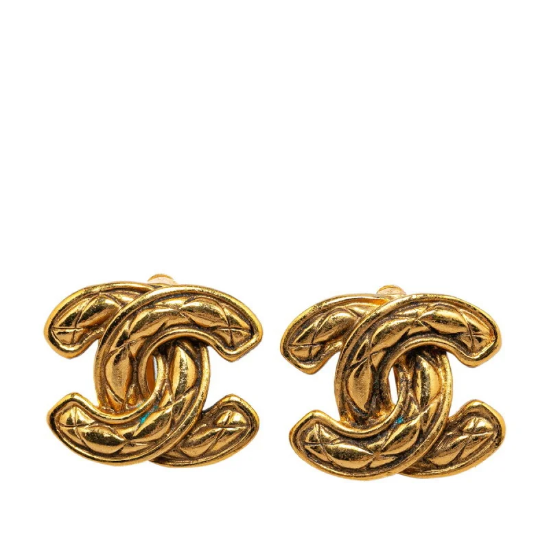 Large Drop Earrings for Statement -Chanel  Clip Earrings (Pre-Owned)