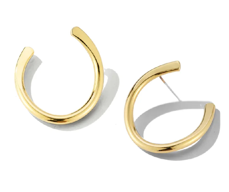 Best hoop earrings with geometric cuts for a sharp, modern appeal-Christine Earring