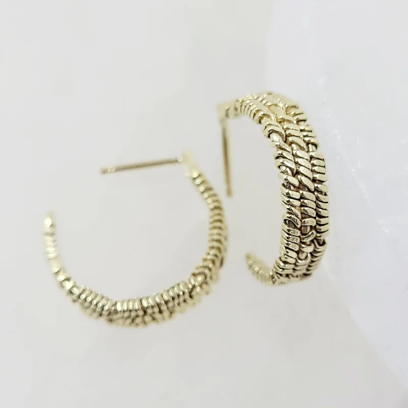 Best hoop earrings with detachable studs for a versatile and adjustable accessory-Ion Hook Silver Earrings