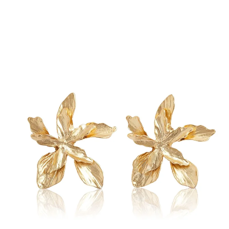 Best hoop earrings with floral designs for a feminine and delicate look-Iris Earrings