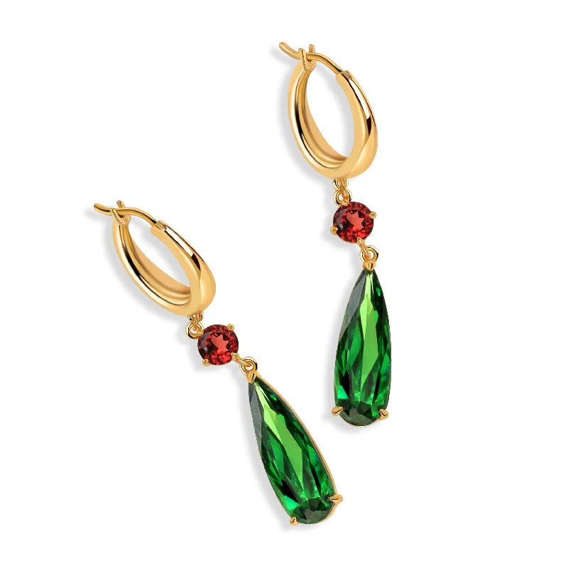 Best hoop earrings with enamel details for a colorful and modern look-Howl's Earrings