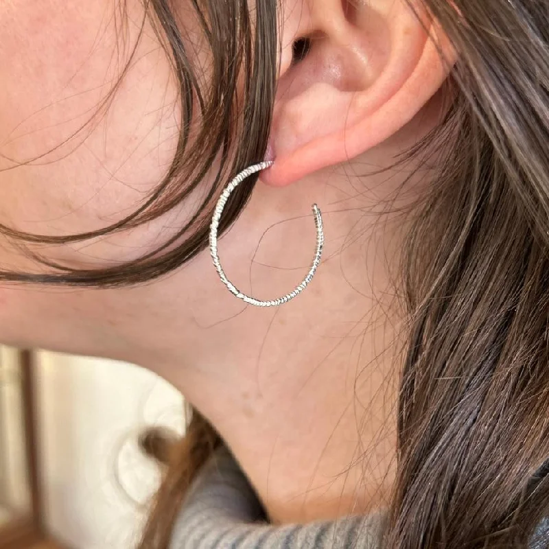 Best hoop earrings with gold-plated finishes for an affordable luxury vibe-Ion Wind Hoop Earrings