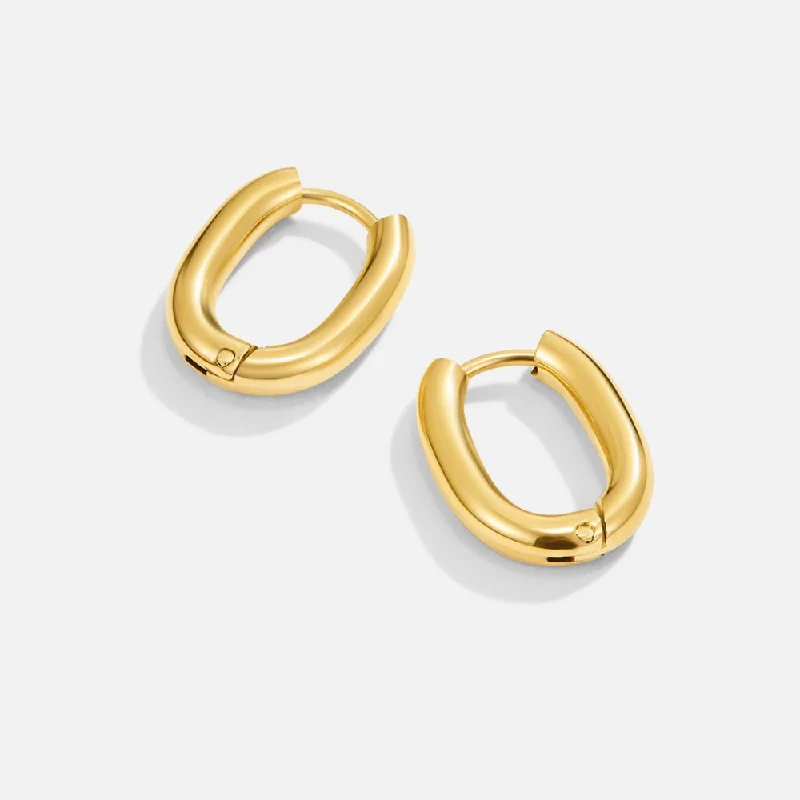 Best hoop earrings with gold for a luxurious and timeless look-Madison Gold Hoop Earrings