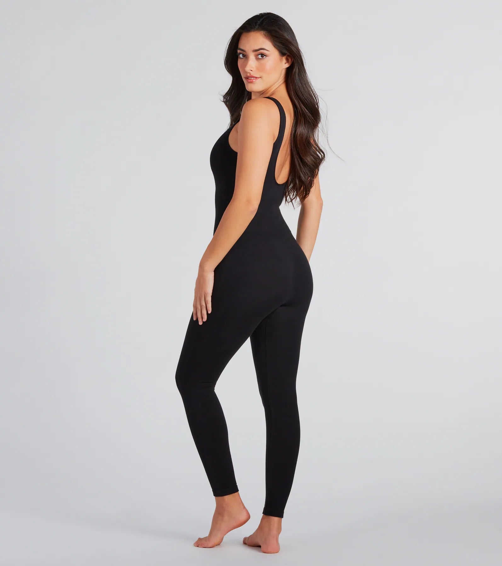 Elegant necklaces and pendants with diamond accents for added sparkle-Comfy Muse Seamless Low Back Jumpsuit